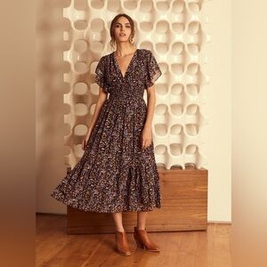 Caballero Blakely Dress - Moonlit Moss Small